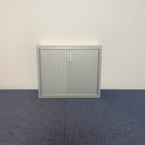 Roldeurkast Steelcase, H85 x B100 x D43 cm.