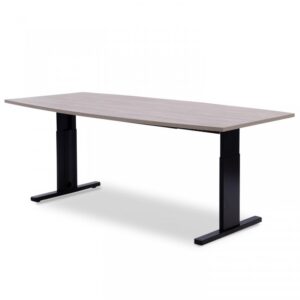 Vergadertafel tonmodel, 240 x 120 cm, nieuw blad naar keuze, gebruikt onderstel