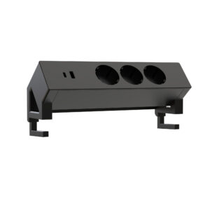 Opbouwstekkerdoos, 3 stopcontacten + USB A/C aansluitpunten
