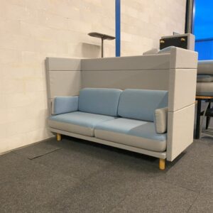 Lounge bankstel De Vorm Arnhem (akoestisch), grijs/blauw