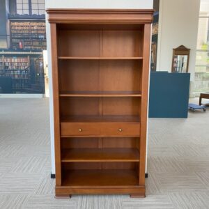 Boekenkast Cheval, kersenhout, H193 x B103 x D42 cm.