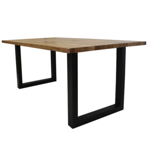 Massief eiken tafel Luxy U – diverse afmetingen