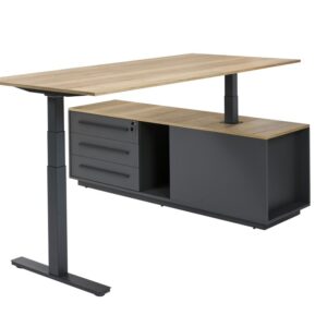 Zit/sta directiebureau Cube - 224 x 180 cm.