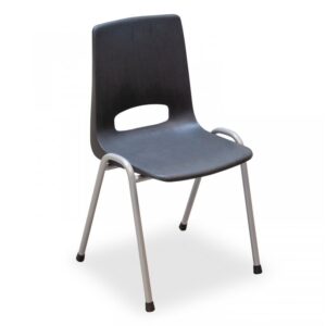 Kantinestoel Palermo (antraciet/aluminium)