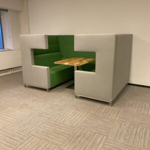 Complete Akoestische Ahrend Loungescape set, groen/grijs