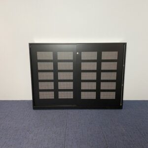 Schuifdeurkast Ahrend (akoestisch), H120 x B160 x D45 cm.