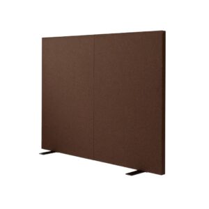 Akoestische staande scheidingswand Pro – in kleur naar keuze – 120 cm. hoog