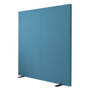Akoestische staande scheidingswand Pro – in kleur naar keuze – 160 cm. hoog