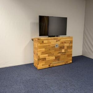 Verrijdbare houten dressoir inclusief Samsung TV
