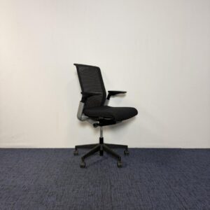 Bureaustoel Asis Match Task - zwart/aluminium