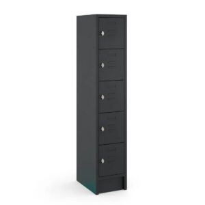 Lockerkast Basic-Line, 5-deurs - 2 kleuren
