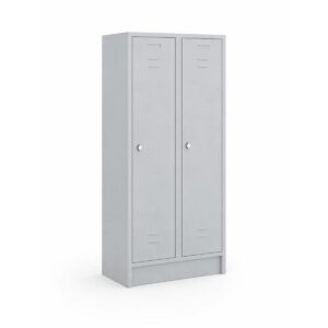 Garderobekast Basic-Line, 2-deurs – 2 kleuren
