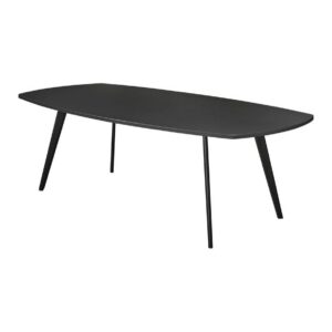 Vergadertafel Deens Ovaal R-Line, 240 x 120 cm.