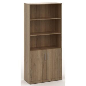 Klapdeurkast Manage (open), H200 x B90 x D42 cm. – 3 kleuren