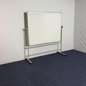 Verrijdbaar whiteboard, 150 x 120 cm.
