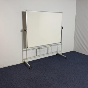 Verrijdbaar whiteboard, 150 x 120 cm.